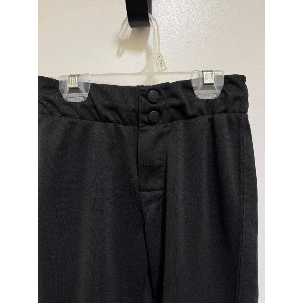 Worth Girls Black Softball Pants ACAGFP31 Youth‎ Medium Double Snap Athletic